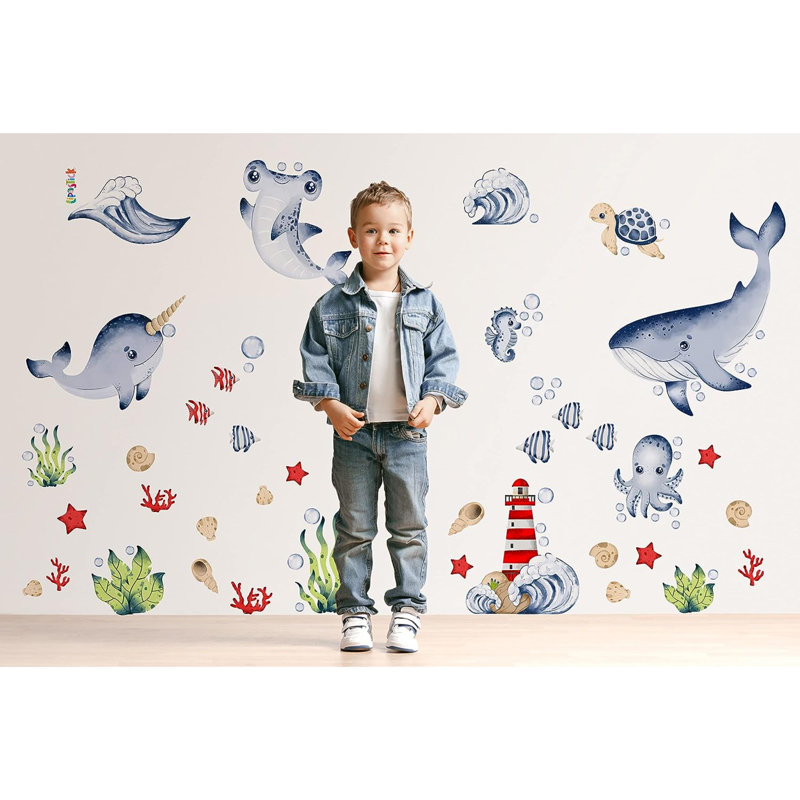 Perao Animals 50 - Piece Wall Sticker / Decal