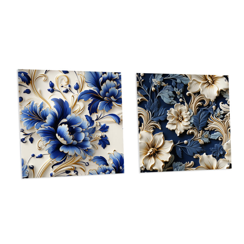 Regal Baroque Flourish Victorian, H 16 po x l 33 po