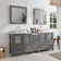 Karson 72'' Double Bathroom Vanity with Engineered Marble Top with Mirror