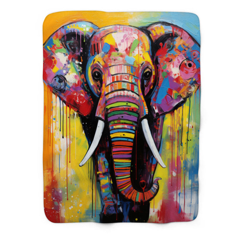 Creative Creative - Couverture sherpa de qualité supérieure 1 pièce, Grand lit