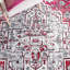 Tapis oriental rouge / gris-1459065488
