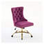Chaise de bureau moderne en velours A&A Furniture-543291855-543291850-543291853