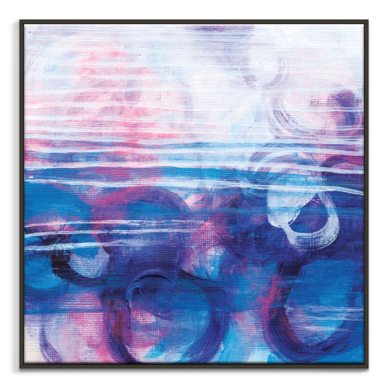 32715 by Amanada Morie - Painting on Canvas, 76cm H x 76cm W, Black