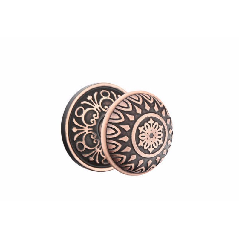 Emtek Passage Knobset w/ Lancaster Rosette & Lancaster Knob (CF)