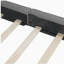 Grand lit plateforme en velours, lit de sol en velours, structure solide-121110516
