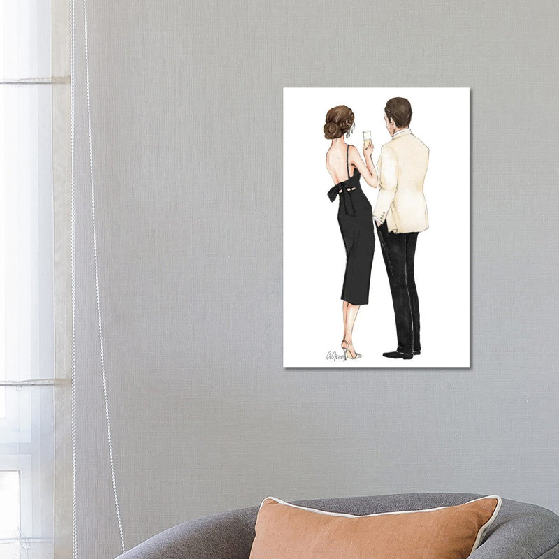 The Couple 1 Piece Wall Art on Canvas, 66.04 cm H x 45.72 cm W x 1.91 cm D, Canvas