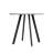 Versatile Circular Dining Table with Industrial Appeal for Various Settings