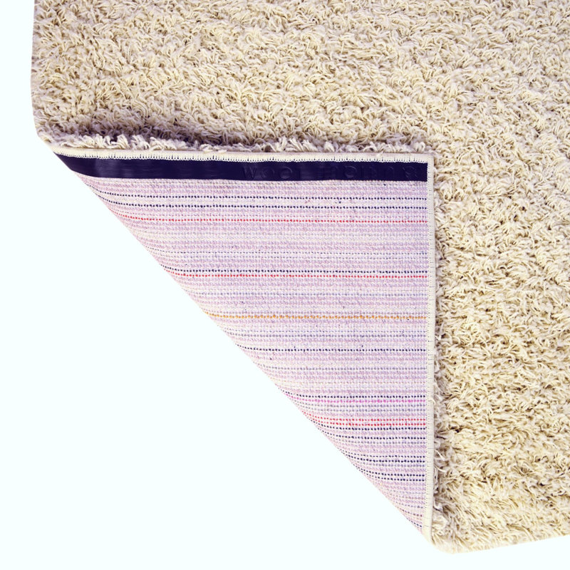 Tapis ivoire à poil long Eginhardt, Rectangle 7 pi 10 po x 10 pi