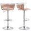Christal Height Adjustable Swivel Bar Stool-1574298156-1574298133