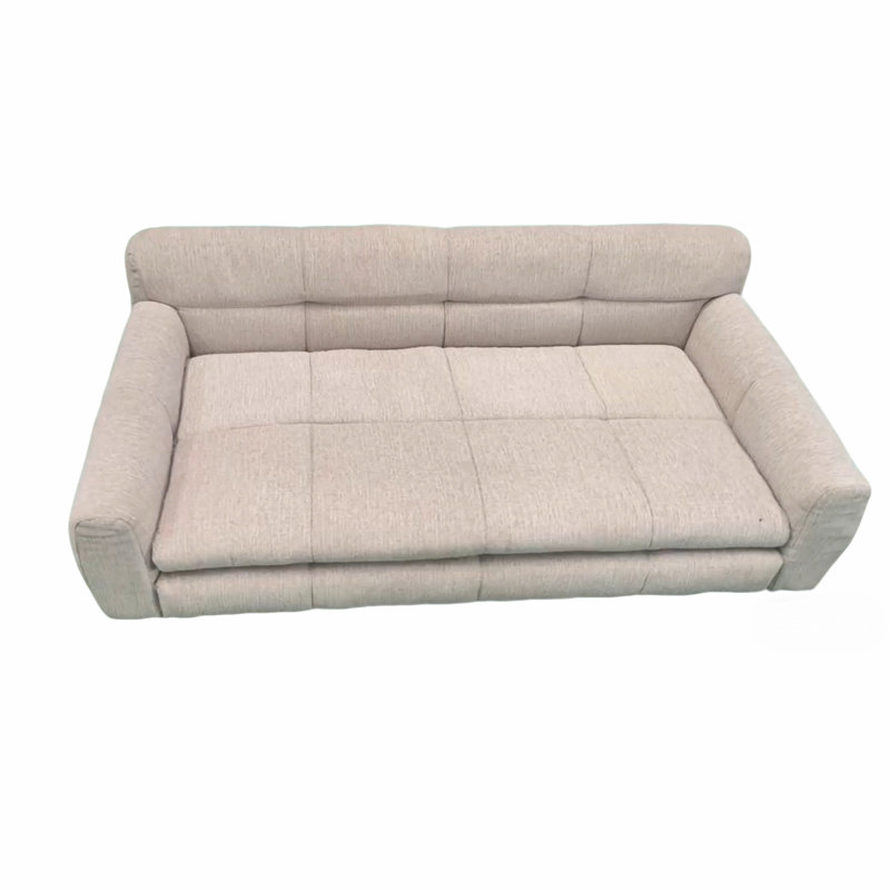 Très grand canapé-lit pour chien de 51 po et de 51 po de largeur, siège pour chien de 51,5 po, Beige