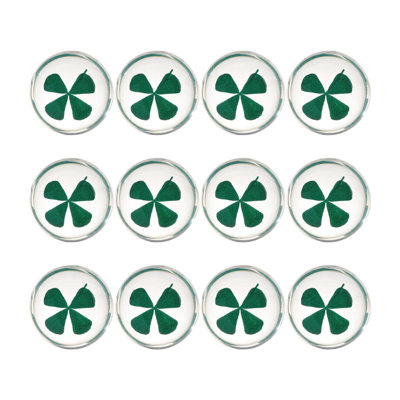Four Leaf Clover Stone, Set of 12