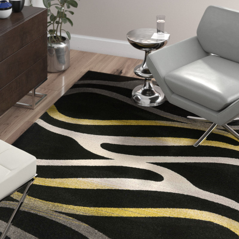 Shroyer Porcello Performance Abstract Rug, Rectangle 8' x 11'2"
