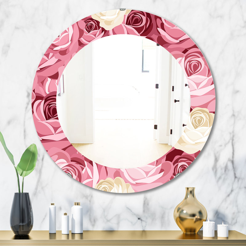 Miroir mural Blossom, H 31,5 po x l 23,7 po