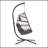 Outdoor Hanging Chair With Durable Frame And Comfortable Cushion For Relaxation-2043864656