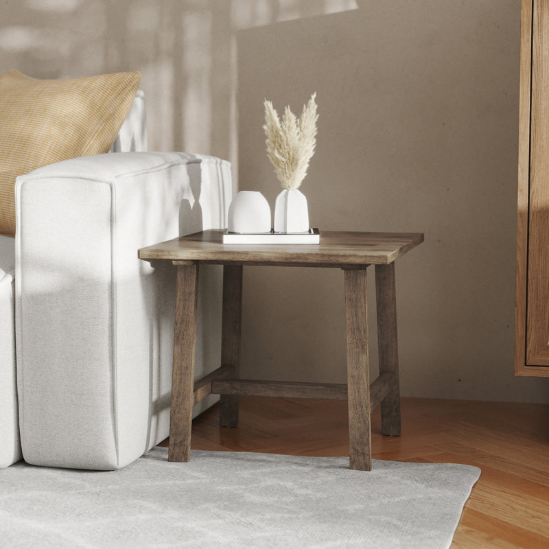Table de bout Armalda, Brun clair