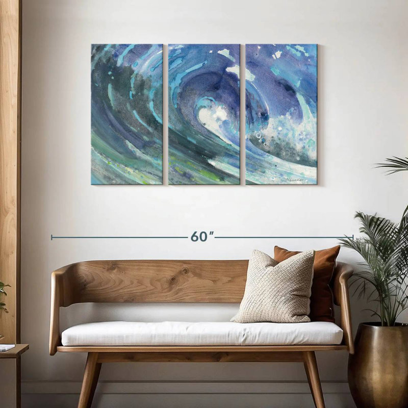 Senne Wave Curl, 28" H x 45" W