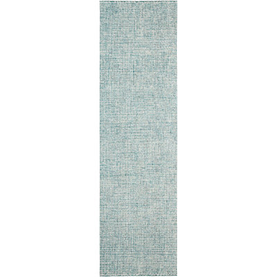 Harrison Handmade Tufted Wool Green Area Rug 