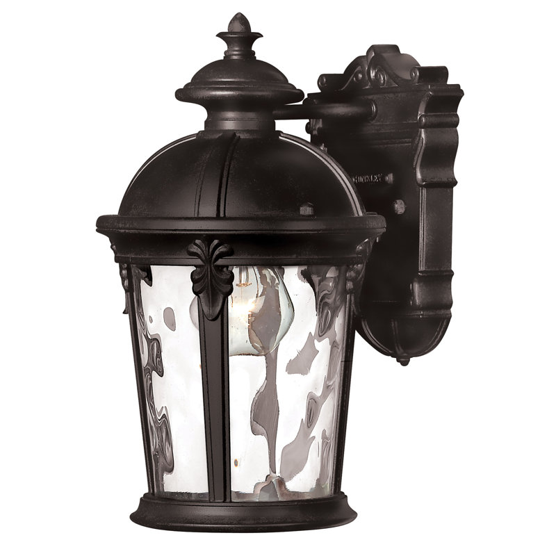 Windsor LED Outdoor Wall Lantern, 75W Max Medium, Black