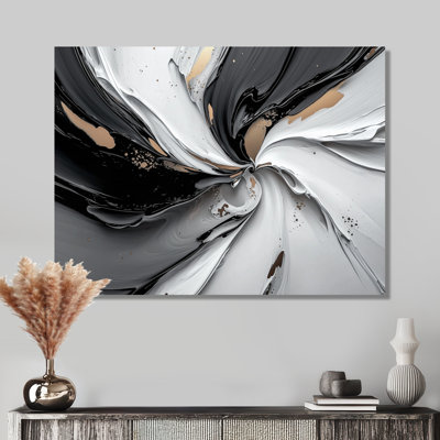 Perspectives de l'obscurité et de la lumière II - salon d'art moderne transitionnel abstrait