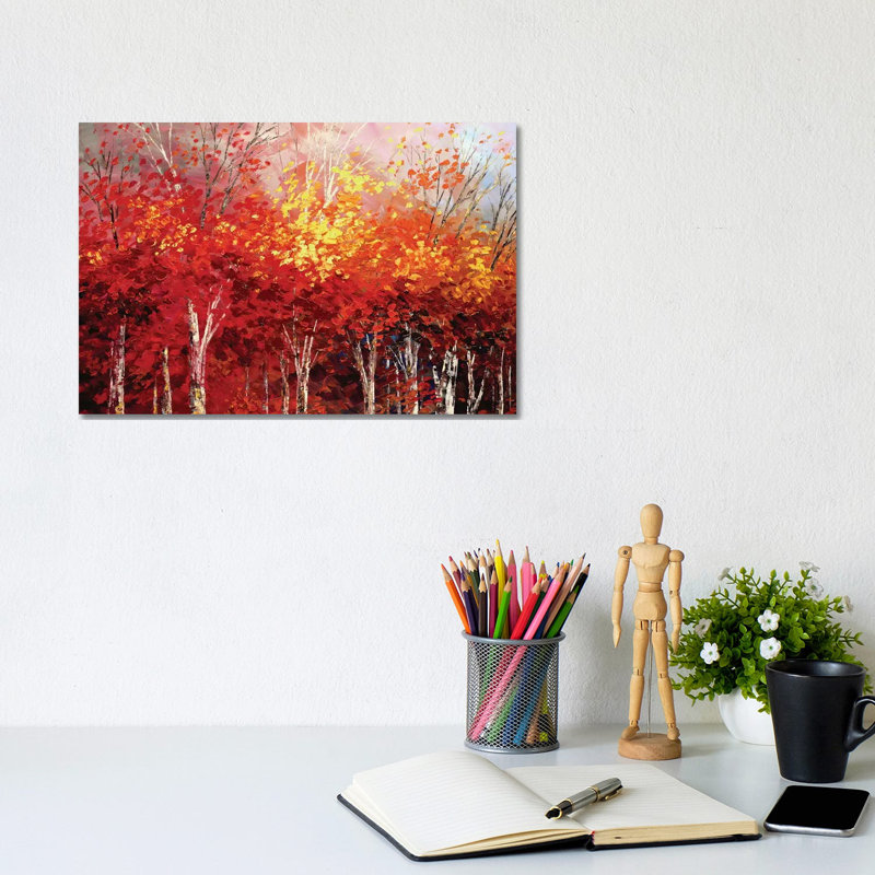 Woodland Drama by Tatiana Iliina - Gallery-Wrapped Canvas Giclée on Canvas, 20.32 cm H x 30.48 cm W, Canvas