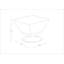 Repose-pieds pivotant en métal 20 po Diamond-551709468