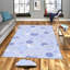 Tapis de qualité supérieure imprimé en 3D, 4,6 x 7,2 pieds, 100% polyester, hauteur de poils de 0,3 pouce | Antibactérien, antidérapant, dessous lavable à la machine | Parfait pour le salon, la chambre à coucher et les aires de jeux pour enfants, durable et élégant-1331793158