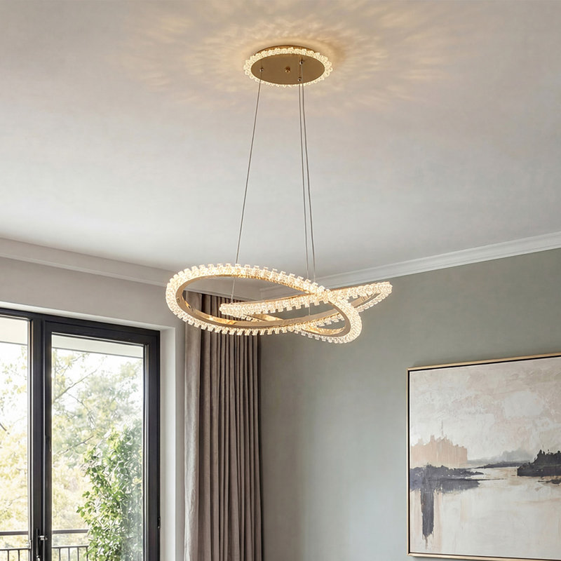 2 - Light Natural LED Dome Pendant