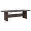 Belul Rectangular Glass Steel Outdoor Dining Table - 240 cm W 90 cm D-825231973