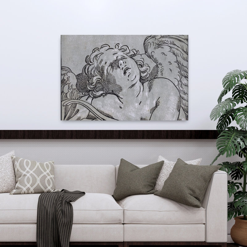 Cupid Abstract Contemporary Art, 32" H x 48" W
