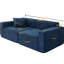 Lit confortable en velours bleu avec espace de rangement organisé-289808830-289808831