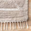 Tapis beige à poils longs Croce-2023510661