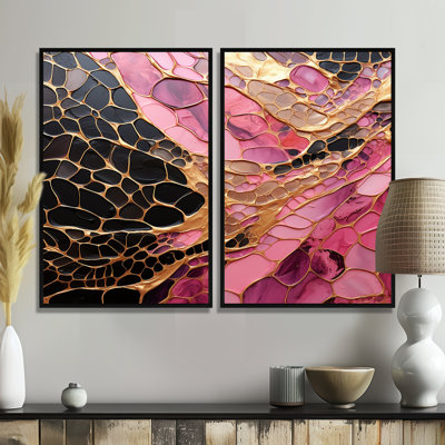 Doretha - Pink Wall Art
