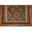 Tapis oriental brun en laine Kilim 3 x 5