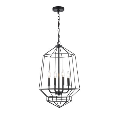 Guillaine 4 - Light Dimmable Geometric Chandelier