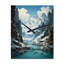 Glacier Glaciers Embrace - Horloge murale moderne paysage et nature-99632838