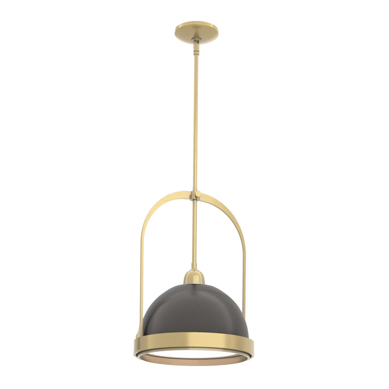 Atlas 1 - Light Single Dome Pendant, Oil Rubbed Bronze, Modern Brass