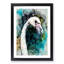 A Pink Flamingo Bird in Abstract - Picture Frame Painting Print-55629714-55629717