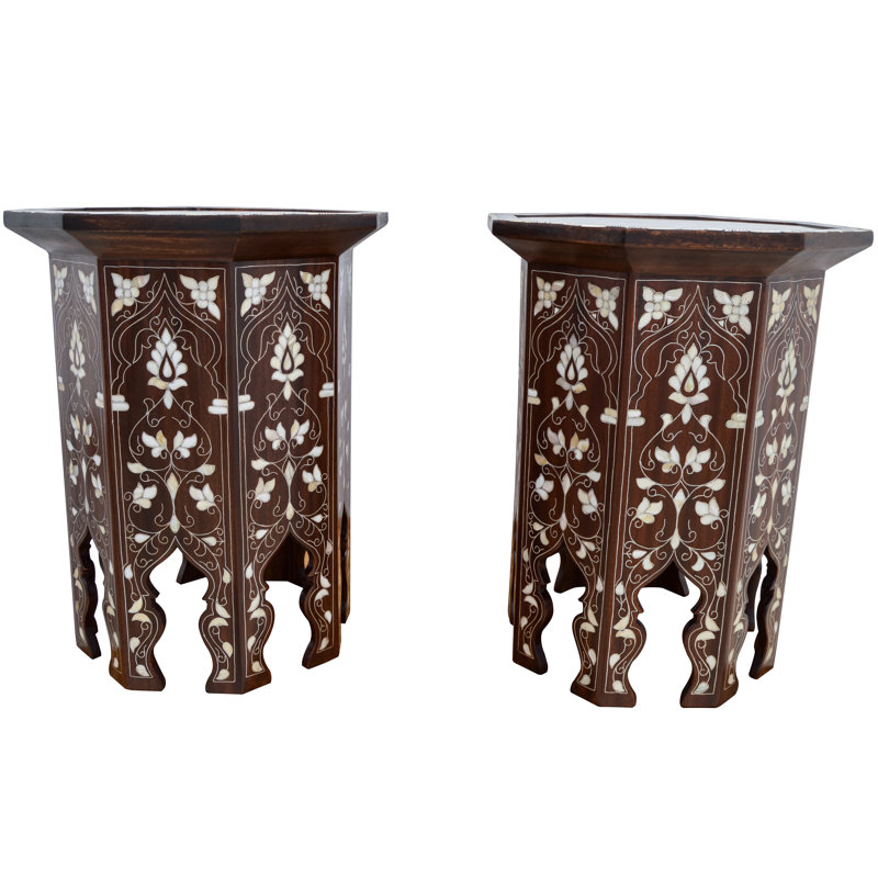 Syrian Glass End Table