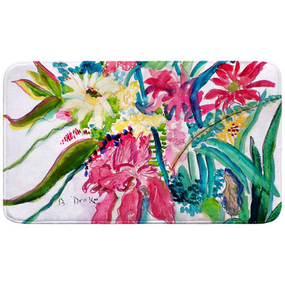 Multi Florals Bath Mat