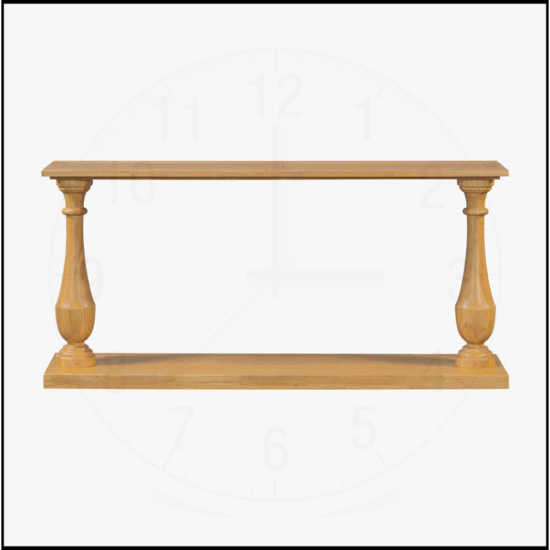 Luxueuse table de canapé rétro avec des matériaux exquis et une utilisation polyvalente pour diverses pièces, Naturel