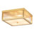 Celora 4 - Light Square Glass Bar Flush Mount Ceiling Light-114434312-114434313
