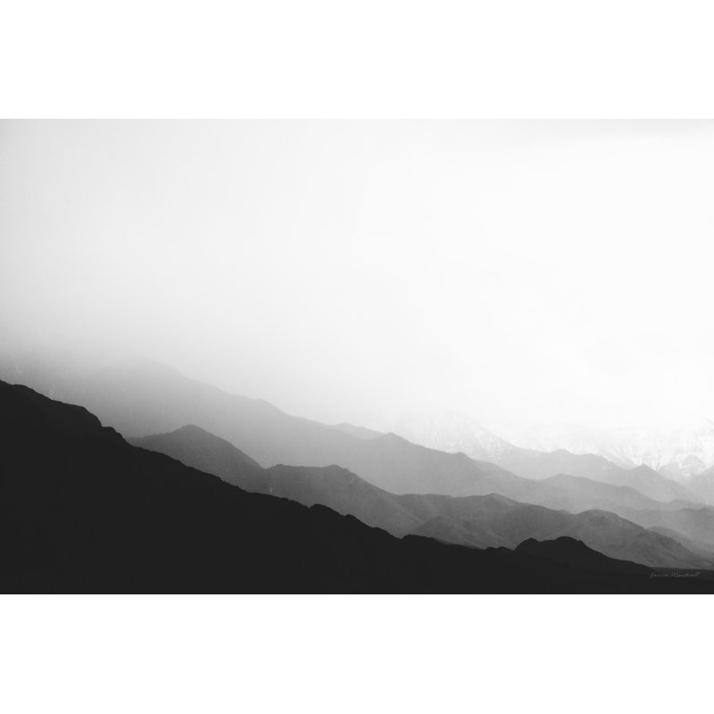 Virgin Mountains II by Laura Marshall - No Frame Print on Canvas, 30cm H x 46cm W x 3.8cm D