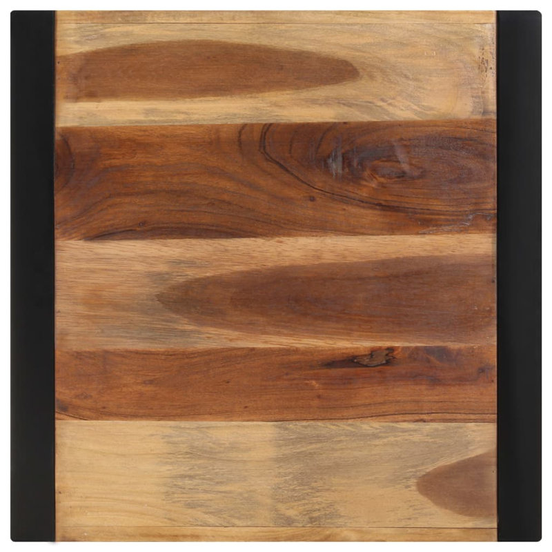 Plainville Dining Table Solid Acacia Wood, 75cm H x 70cm W x 70cm L