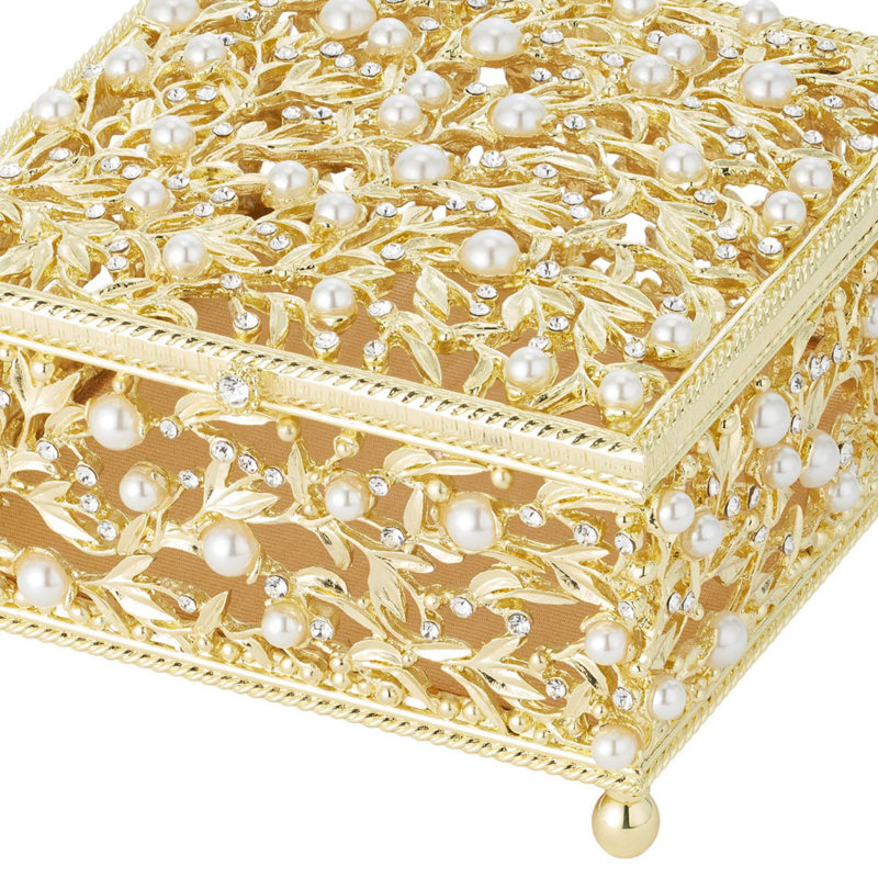 Eleanor Decorative Box, Gold