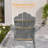 set of 2 HIPS Folding Adirondack Chair Adjustable Chair with Ottoman Fire Pit Patio Chair for Outdoor-112276574