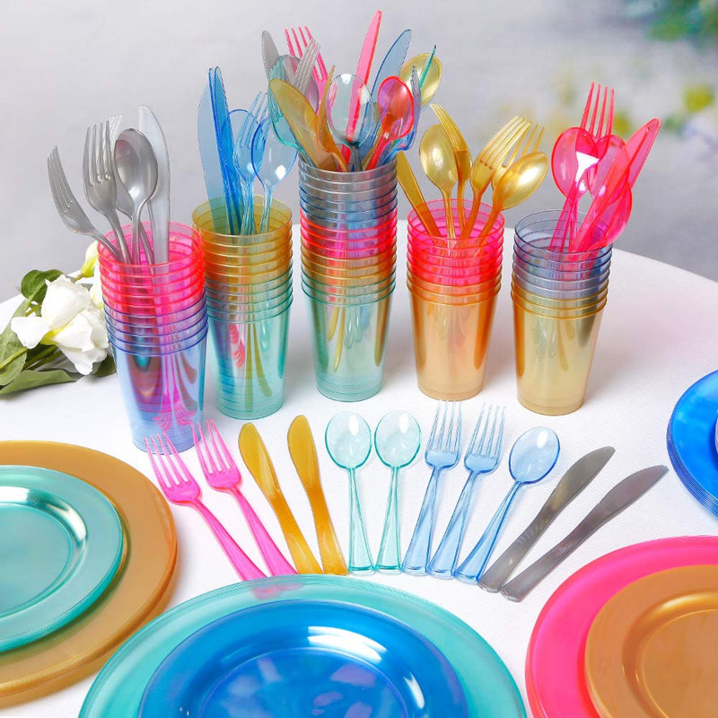 Party Supplies Kit for 25 Guests, Blue