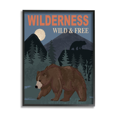 «Wild & Free Adventure Scene», art texturé giclée par Lisa White