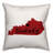 Kentucky Pride  Square Throw Pillow-31313628
