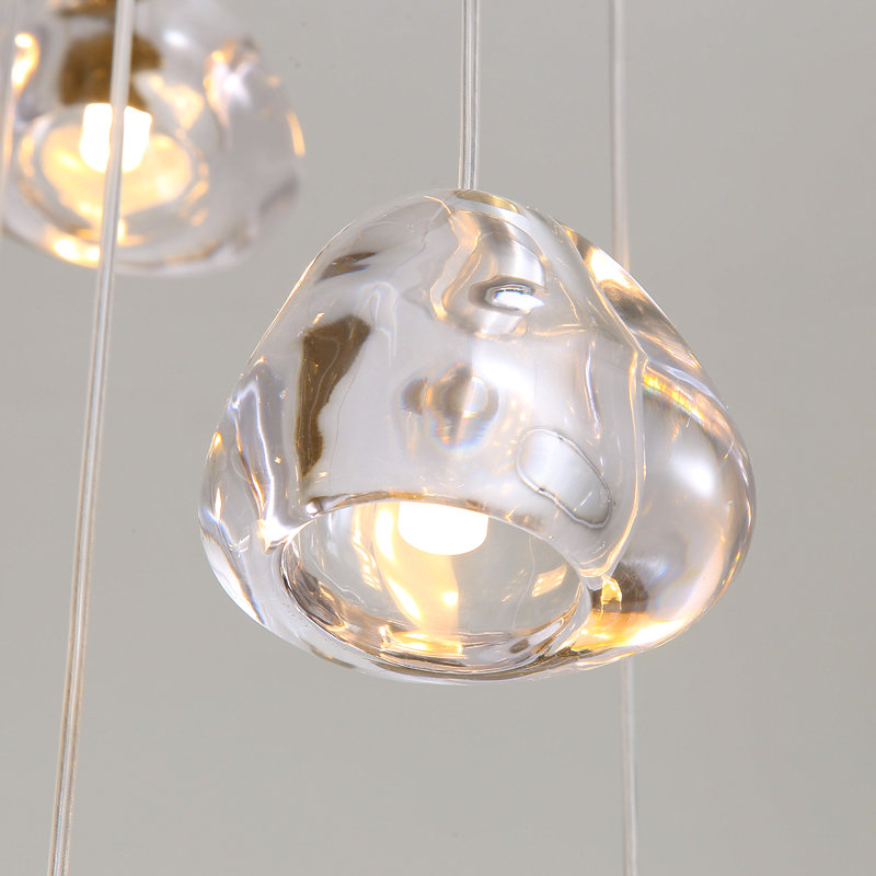 Chandelier moderne en cristal glam, 20