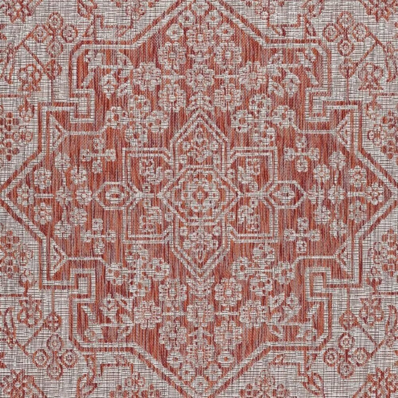 Tapis d'extérieur Bohemian Medallion, Rectangle 7 pi 10 po x 10 pi 3 po